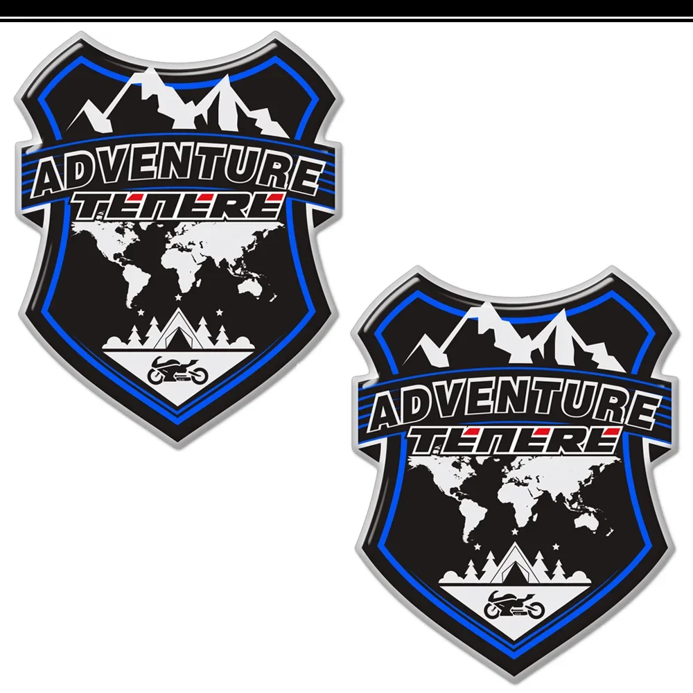 Stickers For Yamaha Tenere 700 1200 1200XT 1200Z ADVENTURE TOURING SUPER Tank Pad Protector Trunk Luggage Cases Emblem 2019 2018