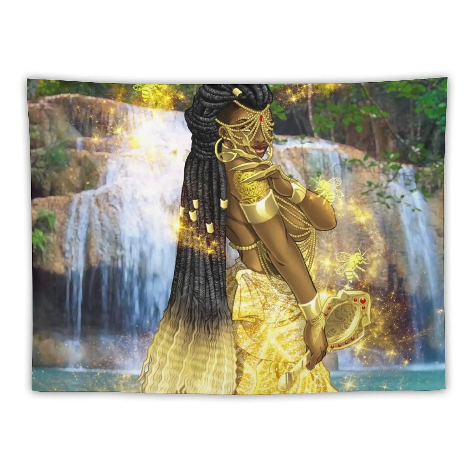 Oshun Tapestry Art Mural Decor For Bedroom House Decoration