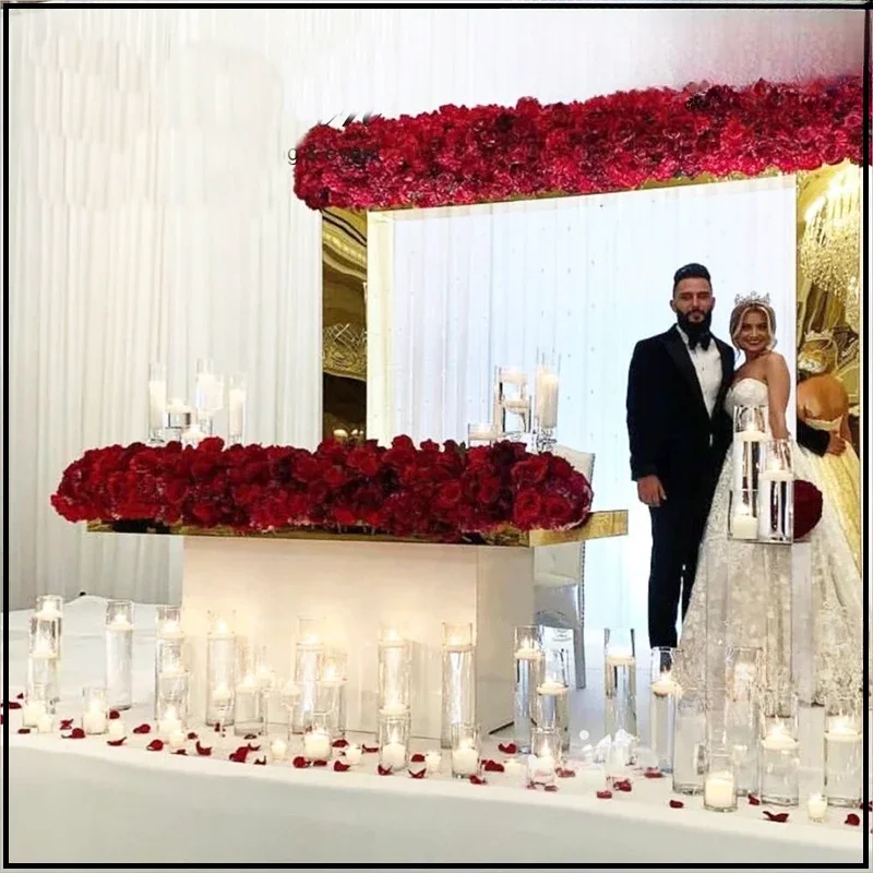 

wedding props transparent acrylic square arches