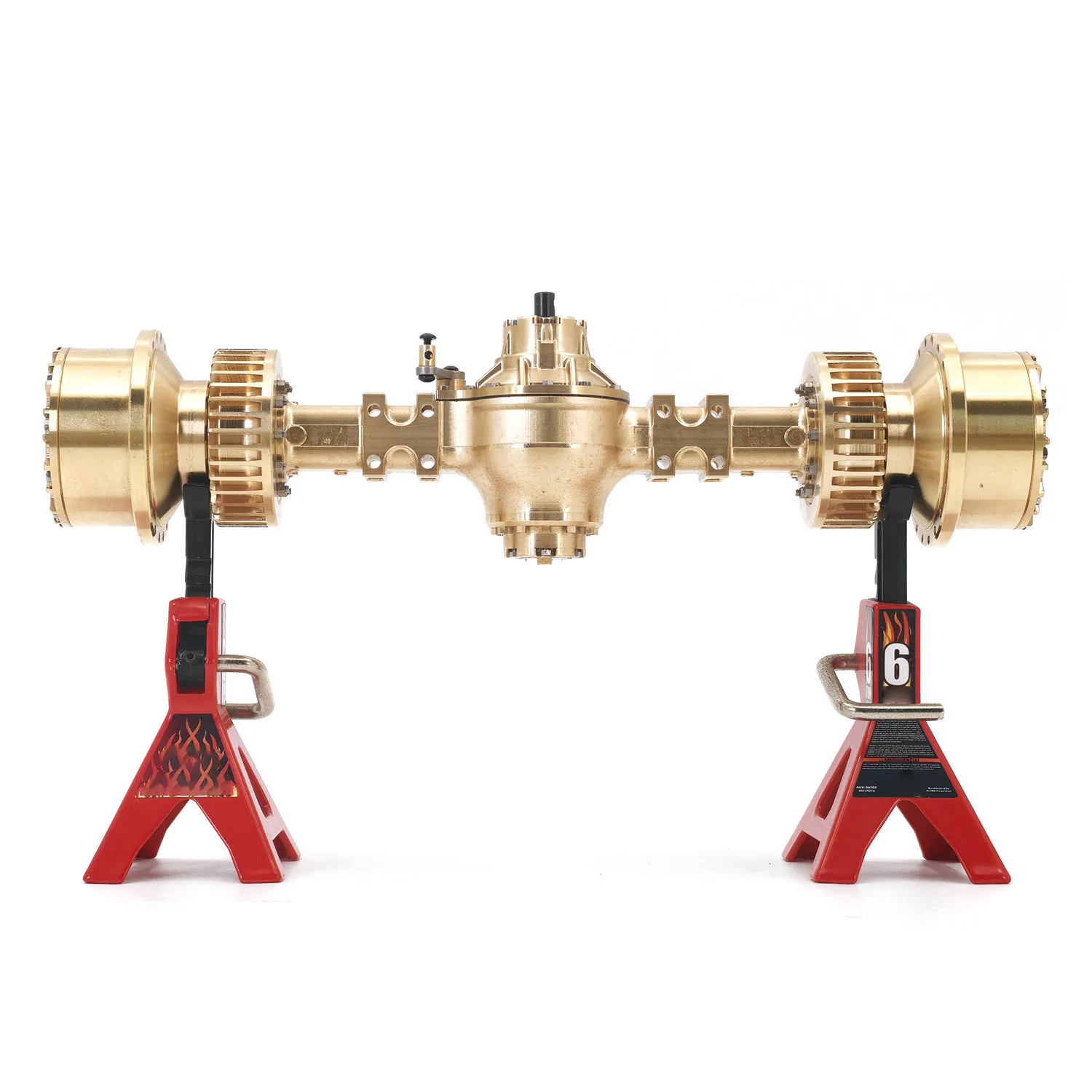 1/14 Velocità laterale in metallo Assale posteriore Assale anteriori per caricatore idraulico RC JDM-198 ZW370 JDM-88 JDM-166 E450C Camion articolato