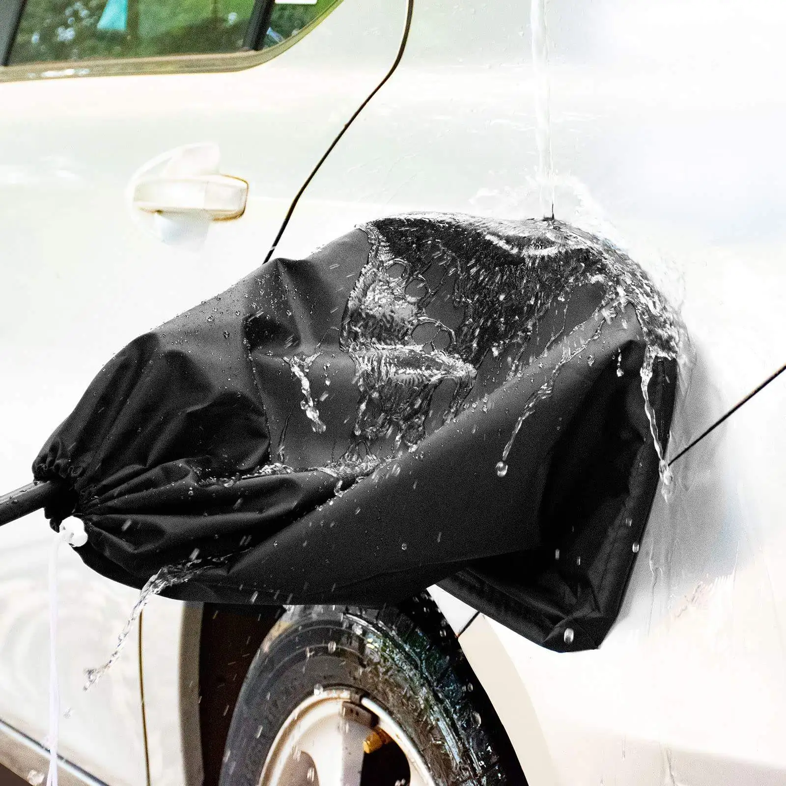 

24/7 protection for electric vehicle charging station accessories, electric vehicle charger plug cover, electric vehicle