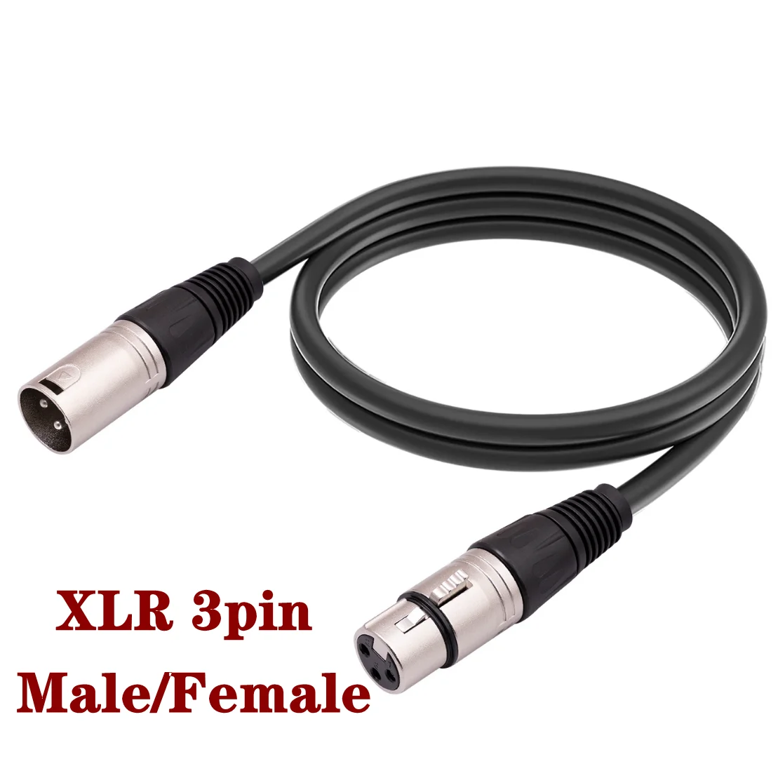 Patch Cord XLR Male to XLR Female 3 PIN XLR Microphone Cable 1m 5m 10m 20m for DMX-Lights Recording Speaker Systems Radio Statio