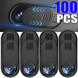 1-100 pces capas de câmera para tesla modelo 3 y webcam slide bloqueador protetor de privacidade anti-peep sliding câmera capa para computador portátil