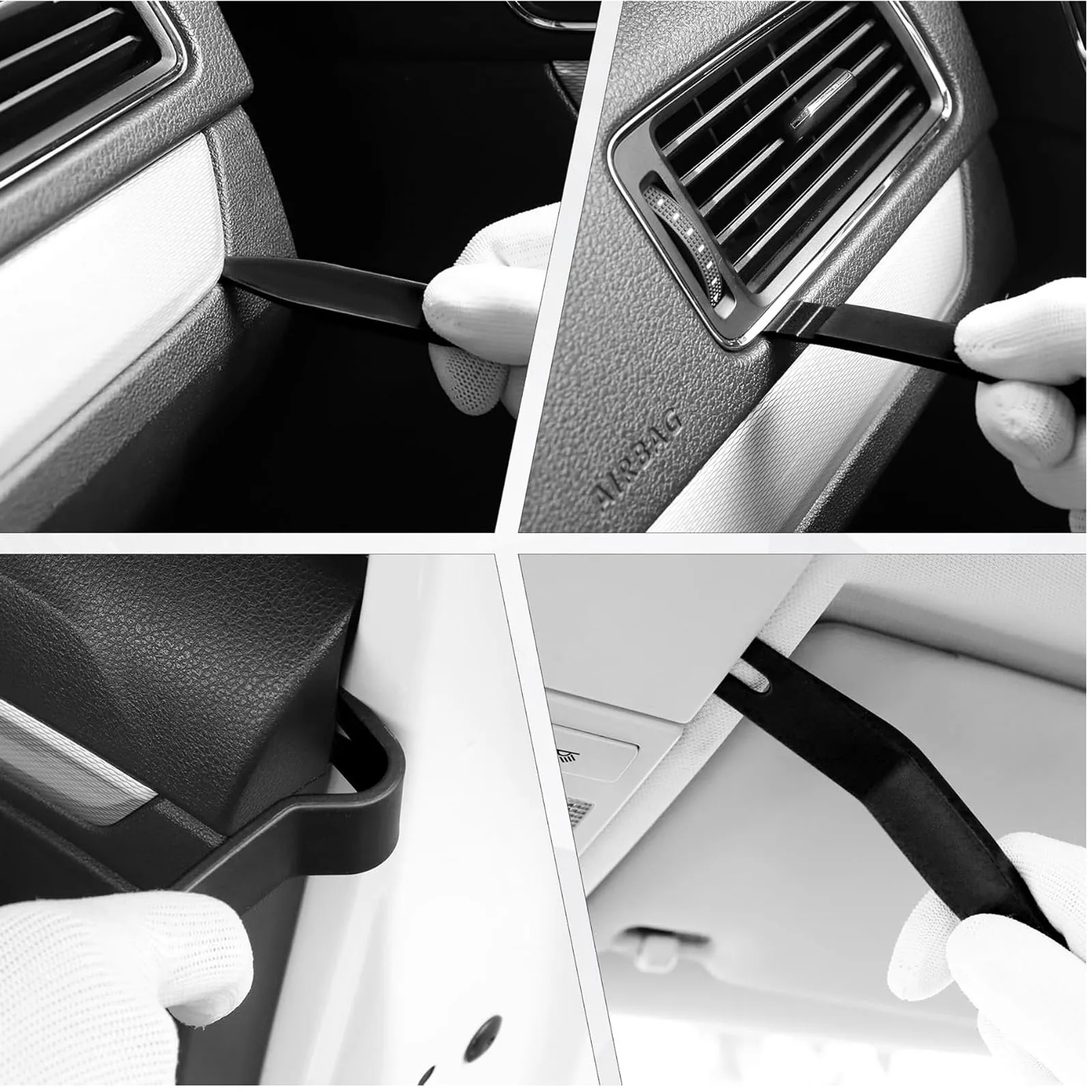 Kit de ferramentas de remoção de guarnição automática de nylon Kit de ferramentas de remoção sem arranhões para painel de clipe de carro