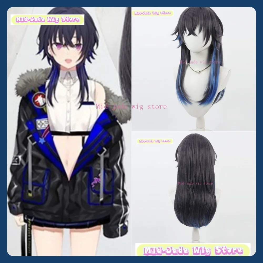 

Mid-jade Wig Store VTuber Ichinose Rei Cosplay Wig Anime Game Role Playing Synthetic Hair Halloween Party
