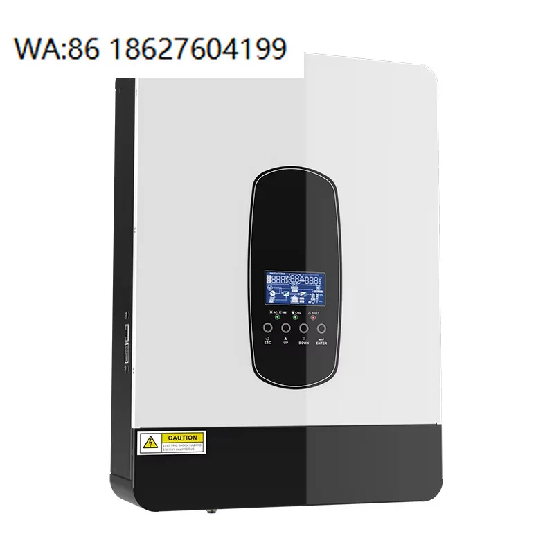 

Гибридный солнечный инвертор 3 кВт, 230 В, однофазный, MPPT, чистая синусоида, ЖК-дисплей, автономный, для домашней солнечной системы