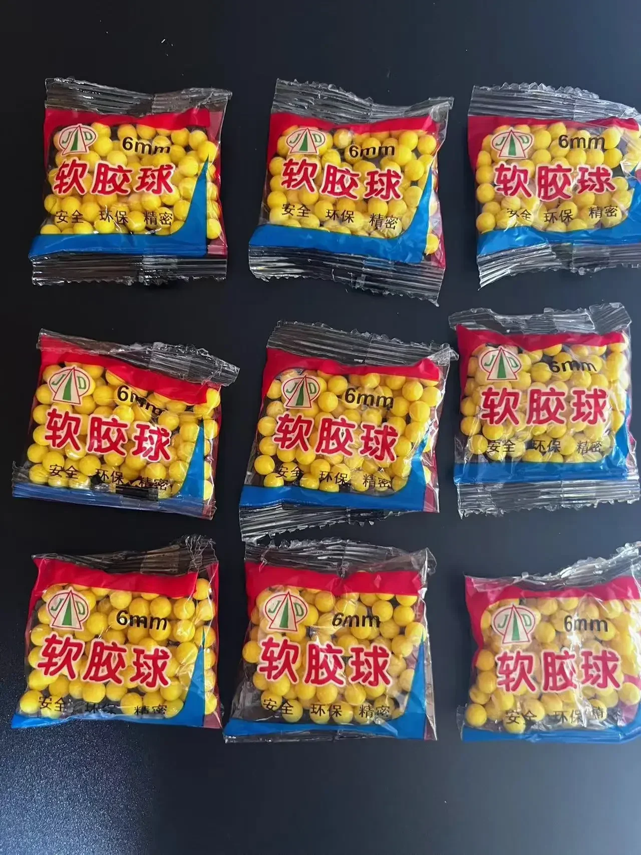 DD M6 kaevixdio mm-7mm Toy Gun Bullets, Plastic Bullets, Rubber Bullets, Environmentally Friendly And Safe Soft Rubber Balls