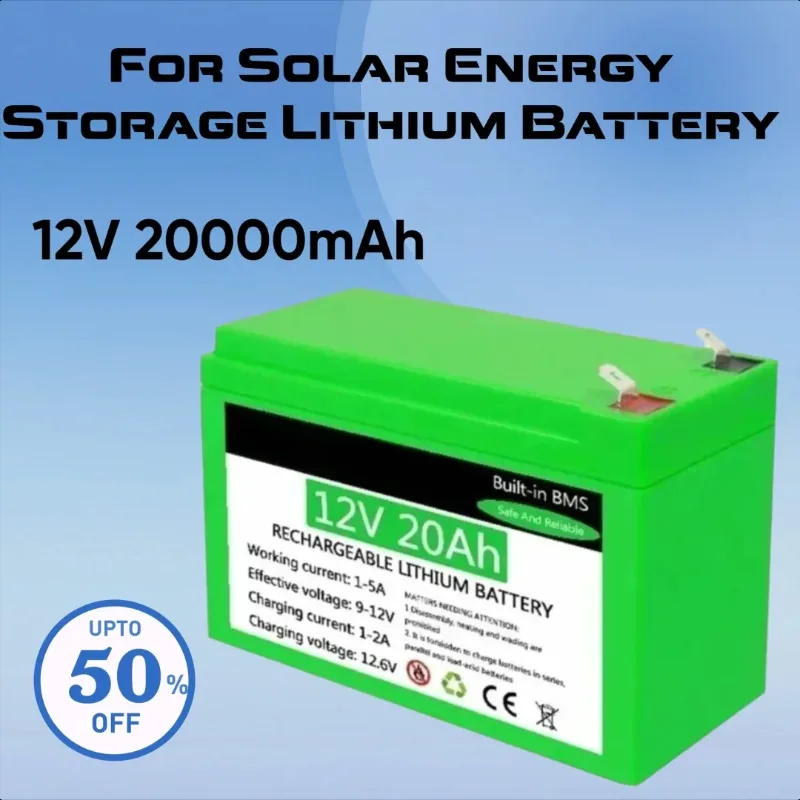 

18650 12V 20000mAh for Daweikala Electric Lighting Solar Energy Storage Lithium Battery