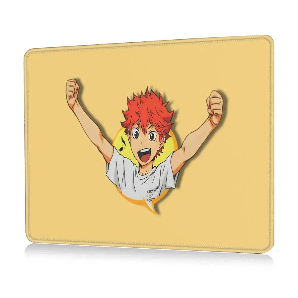 Милый аниме Haikyuu коврик для мыши маленький коврик для мыши LockEdge для геймеров коврик для компьютерного стола прямоугольный противоскользящий резиновый коврик
