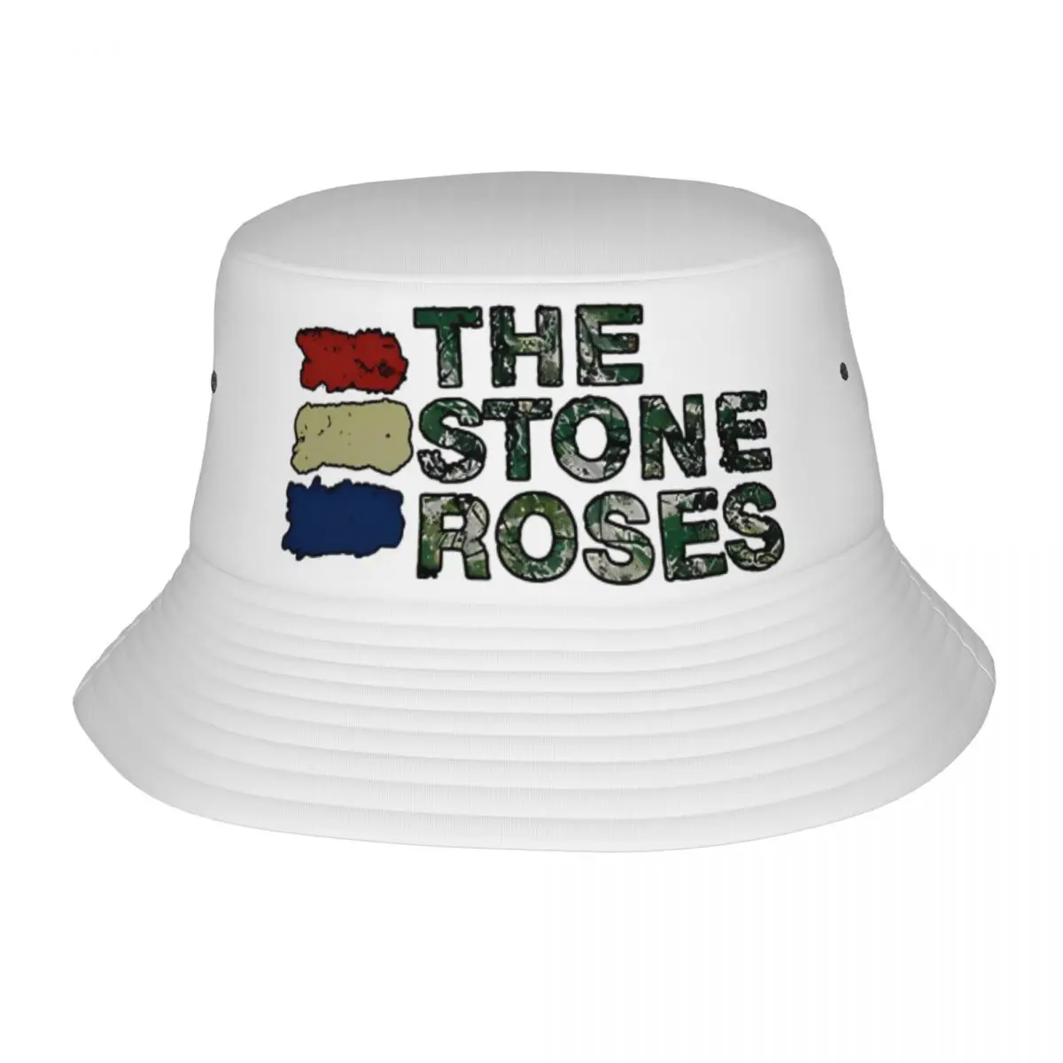 Best Seller Of English Rock Bucket Hat For Couple The Stone Roses Fisherman Hats Travel Hiking Caps Foldable Printed Sun Hats