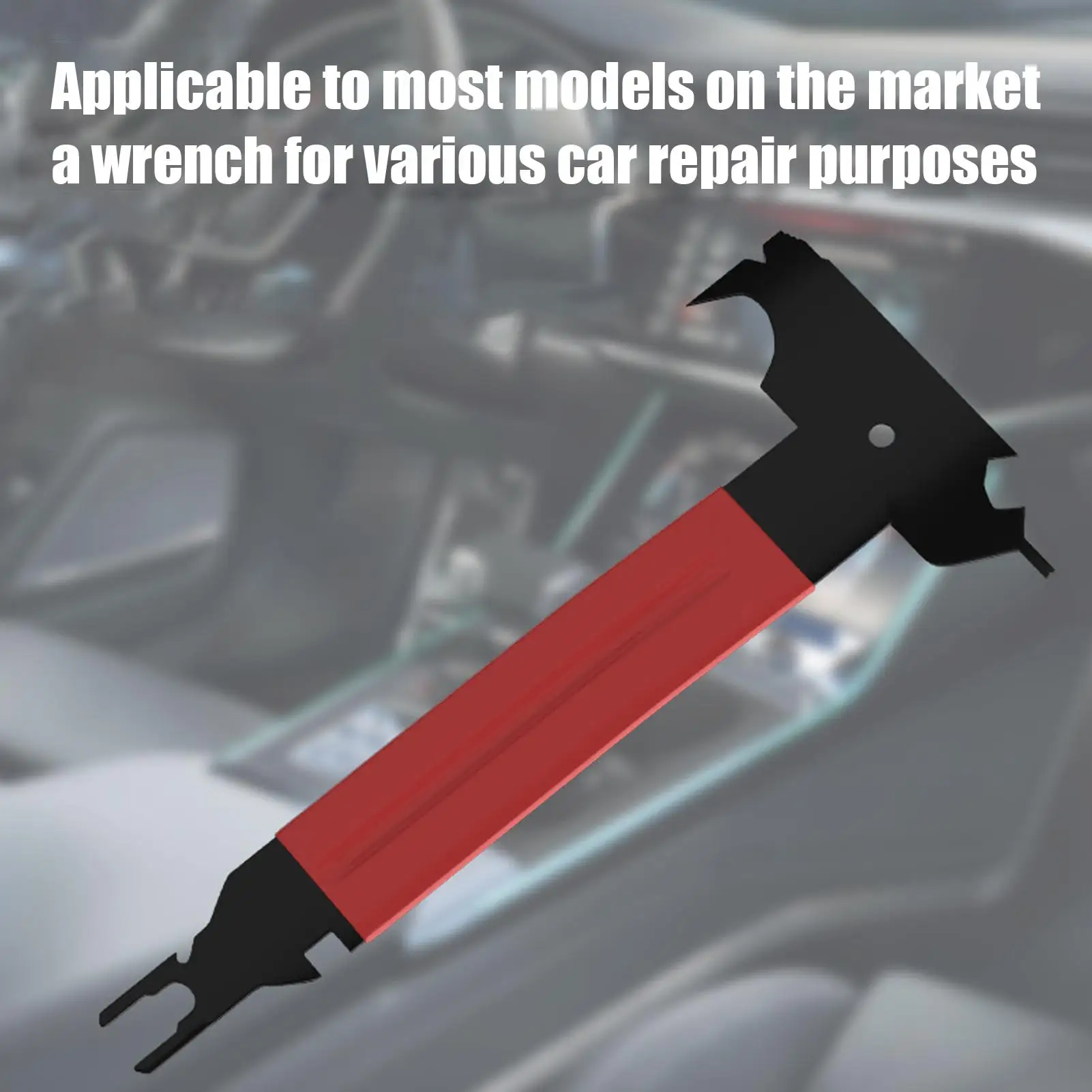 

Trim Panel Removal Tool Steel Handle Pry Remover Clip Pry Tool For Truck Tractor Automobile Body Interior Repair Parts Carpet