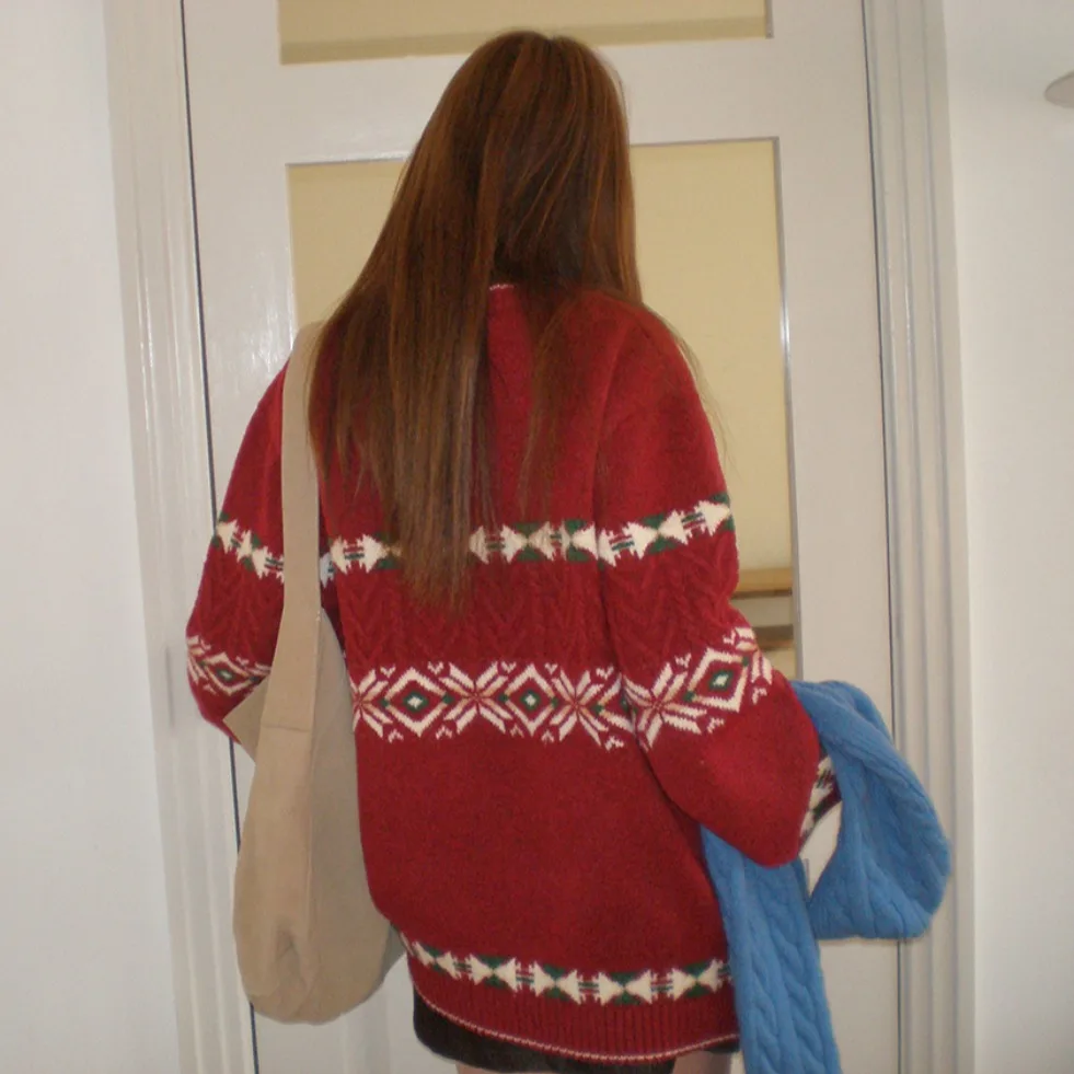 Tricot ample v-ne Cisas Aosphere pour femme, pull paresseux, hiver et automne, effet amincissant, haut pour dames