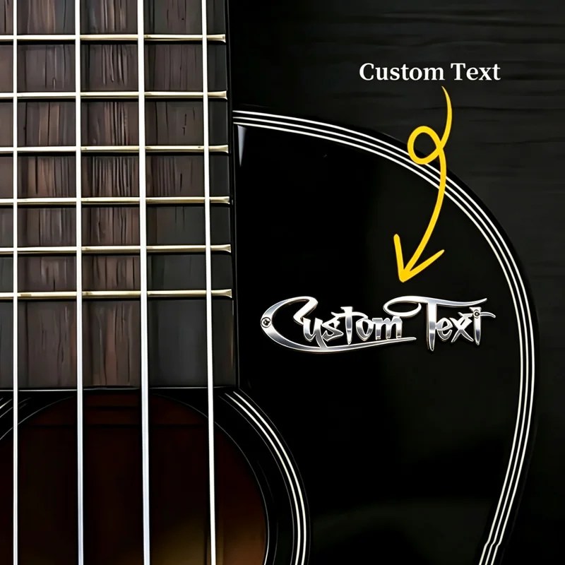 [Custom Products] Personalized Guitar Nameplates—The Perfect Gift for Music Lovers: One-of-a-Kind Handwritten Guitar Nameplates