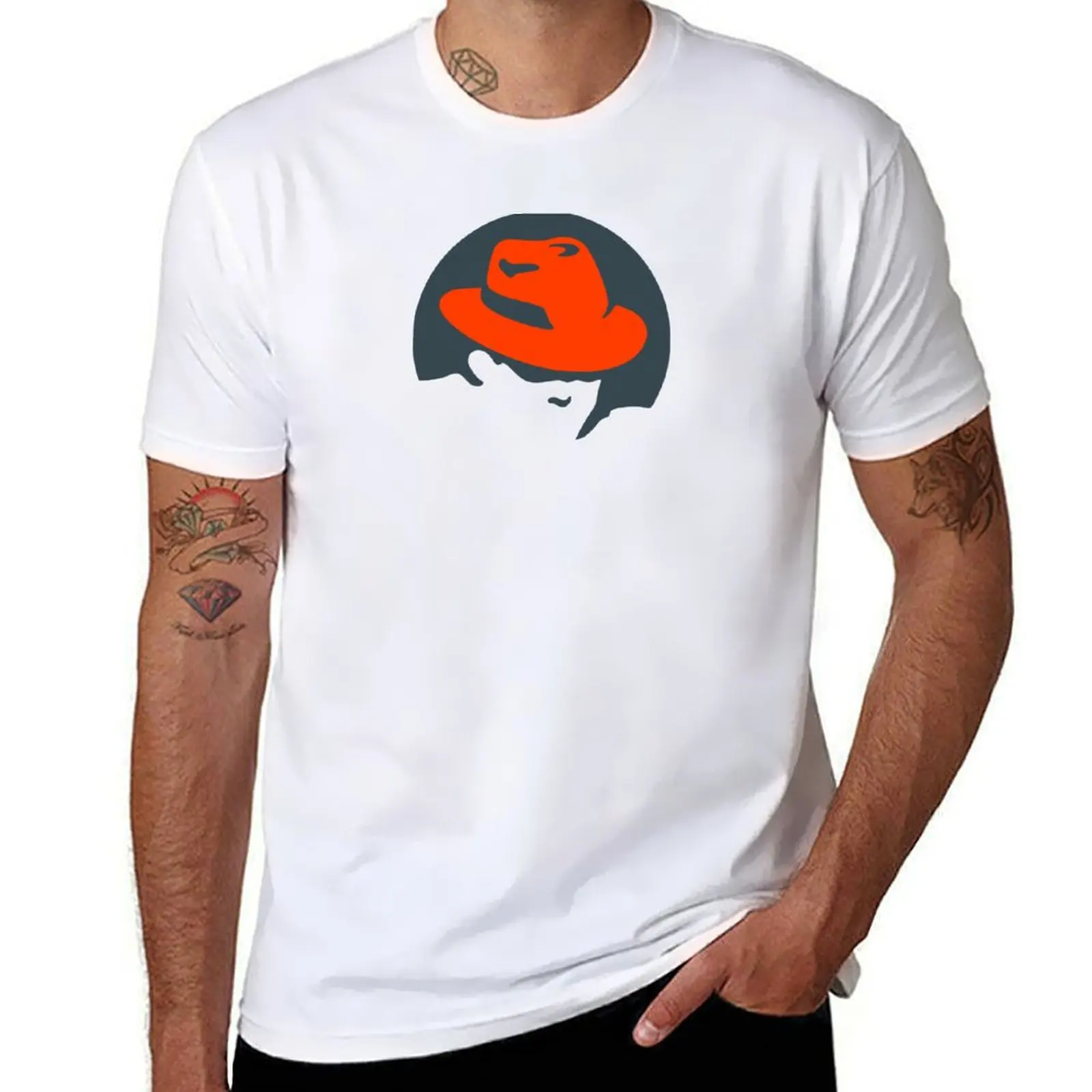 

man t graphic shirt man t t linux summer for shirts T-Shirt shirt essential redhat