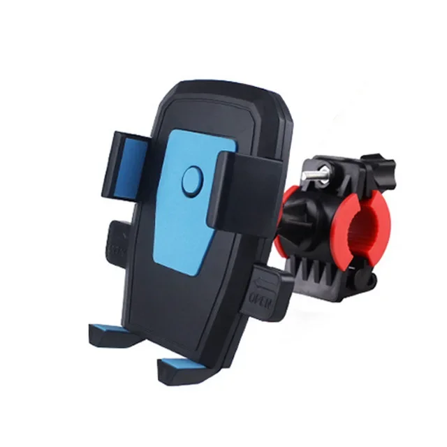 Motorcycle Bicycle Universal Phone Holder Stand Auto Lock Mobile Phone Holder Motor Bike Handlebar Clip Stand GPS Mount Bracket