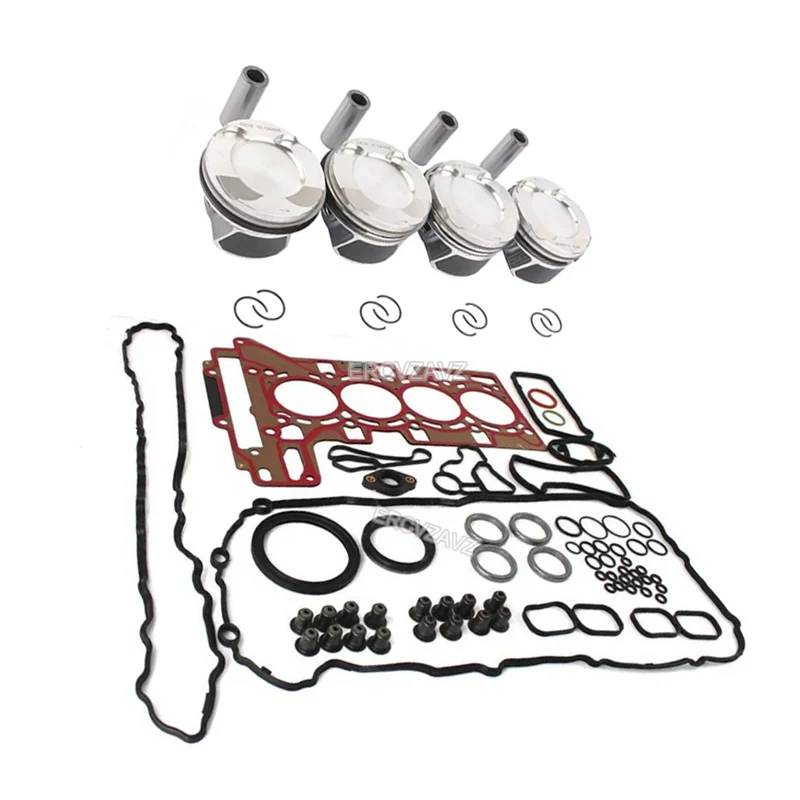 2.0 N20 Engine Seals Gasket Kit w/ Pistons & Rings Set CR 10:1 11257594453 11 127620697 For BMW N20B20 N26B20 328i X1 X3 F30 F10