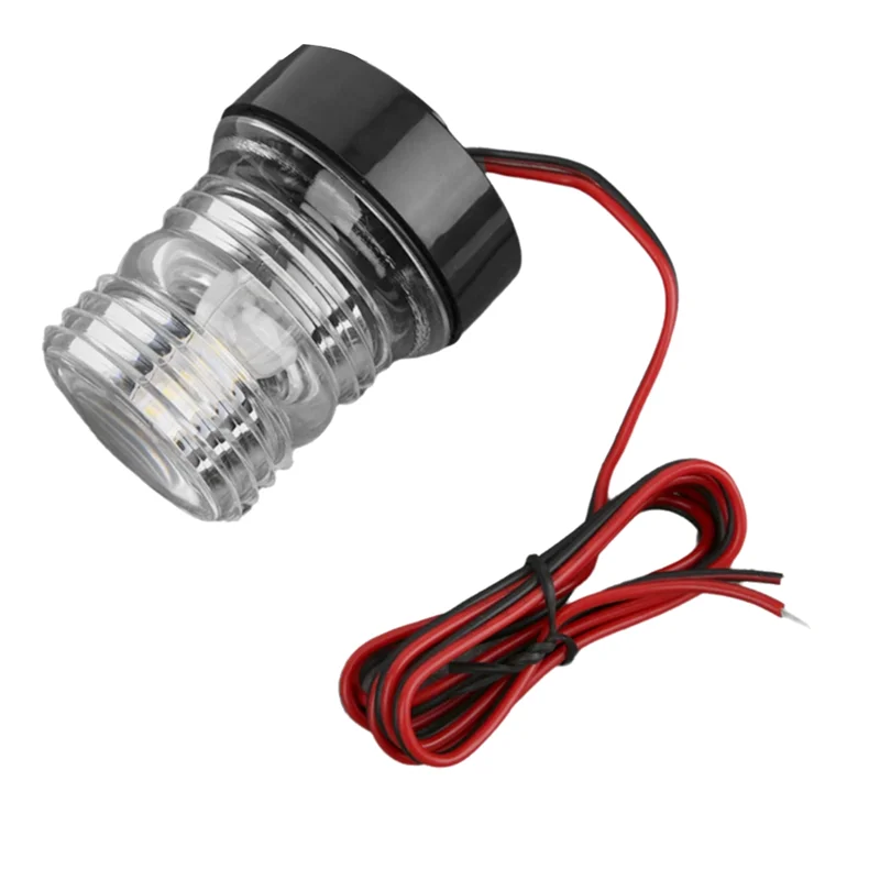 12-24V White LED Navigation Light 360 Degree All-Round Light Sailing Signal Lamp For Yacht Boat Stern Anchor Light-A14Z