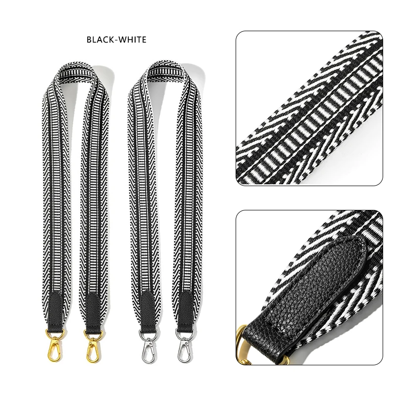 3.8*95cm Wide Shoulder Strap Replacement For Kelly Bag Trendy Woven Bag Strap For Ivy Luxury Handbag Accessories