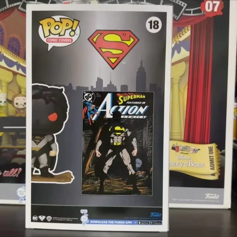 Funko Pop Dc Figure Cyborg Supermanhnstn Superman Vinyl Comic Cover Sculpture Doll Collect Souvenirs Limited Edition Gift Toys - Image 5