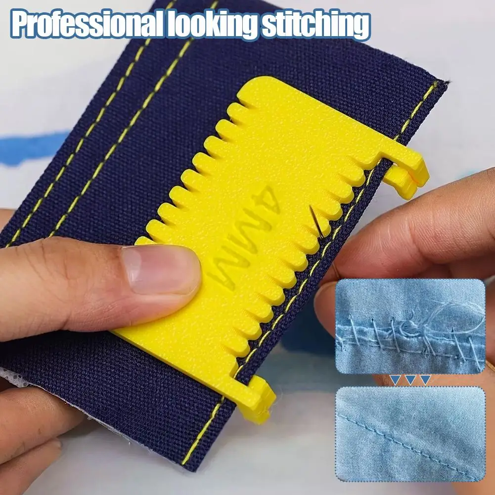 NEW Seam Guide Clip On Sewing Edge Guide Needle Gauge Portable Measuring Tool For Beginners Quilting Crafting Hemming Edge DIY