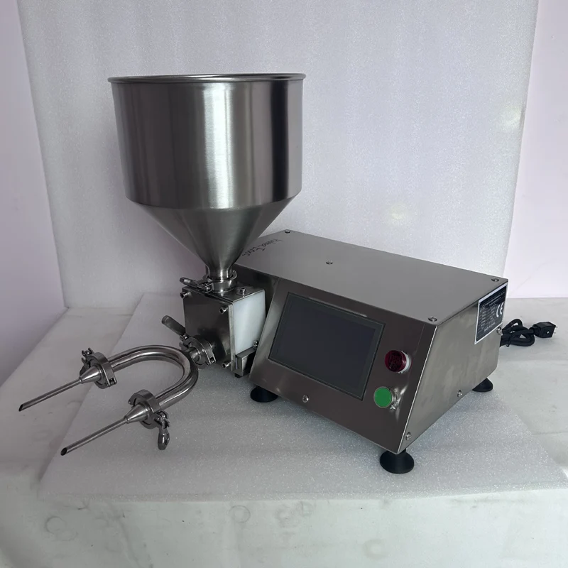 Homemade Spanish  Machine Manual Jam Filling Cream Filler Stainless Steel Bread or Puffs Liquid Jam With 3 Pipes