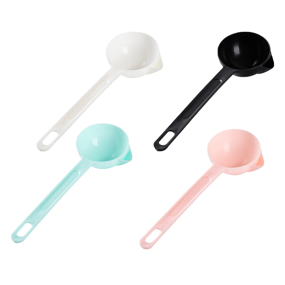 

4Pcs OilFilterSpoon SeparatingGreaseLadle KitchenCookware Strainer LongHandle PPMaterial EasyCleaning Storage HomeKitchen Hotels