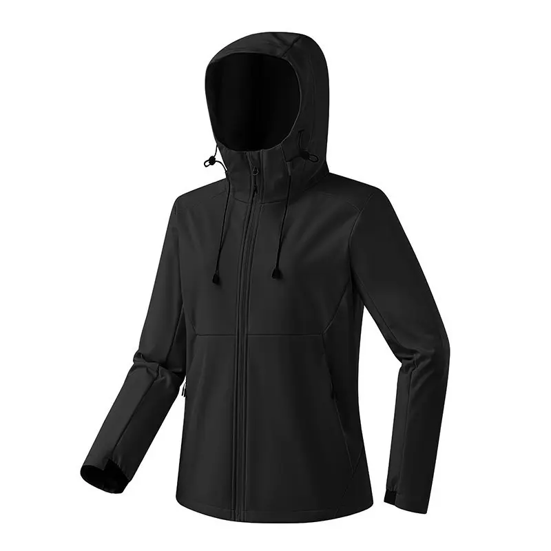 

Waterproof Outdoor Autumn Winter Casual Hiking Travel Soft Jacket Couple Hooded Coat Mountain Climbing Outerwear Coat