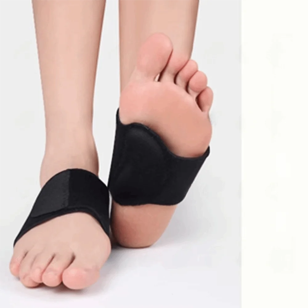 1Pair Flat Foot Correction Arch Pad Support Non-Slip Cushion Absorb Shock Compression Arch Support Brace Foot Pads High Arches