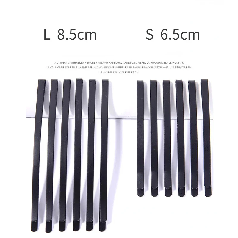 10pcs Matte Black Bobby Pins Hairpins for Women Girls Straight Hairgrip Barrette Hair Clip Headwear Accessories