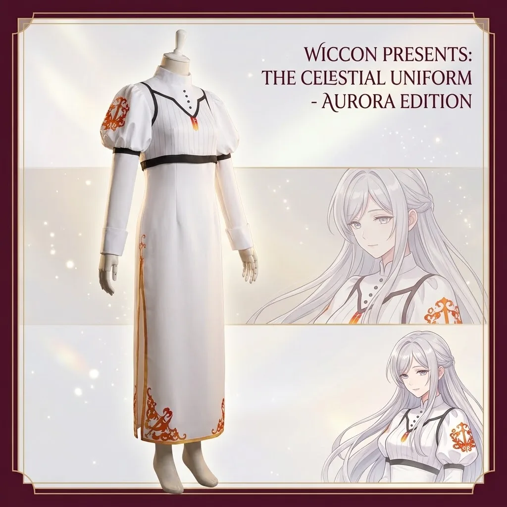Game Cosplay Wig design DMC 4 Kyrie Devil Cosplay Kyrie Devil Cosplay May Cry Costume Women White D for cosplay events and theme