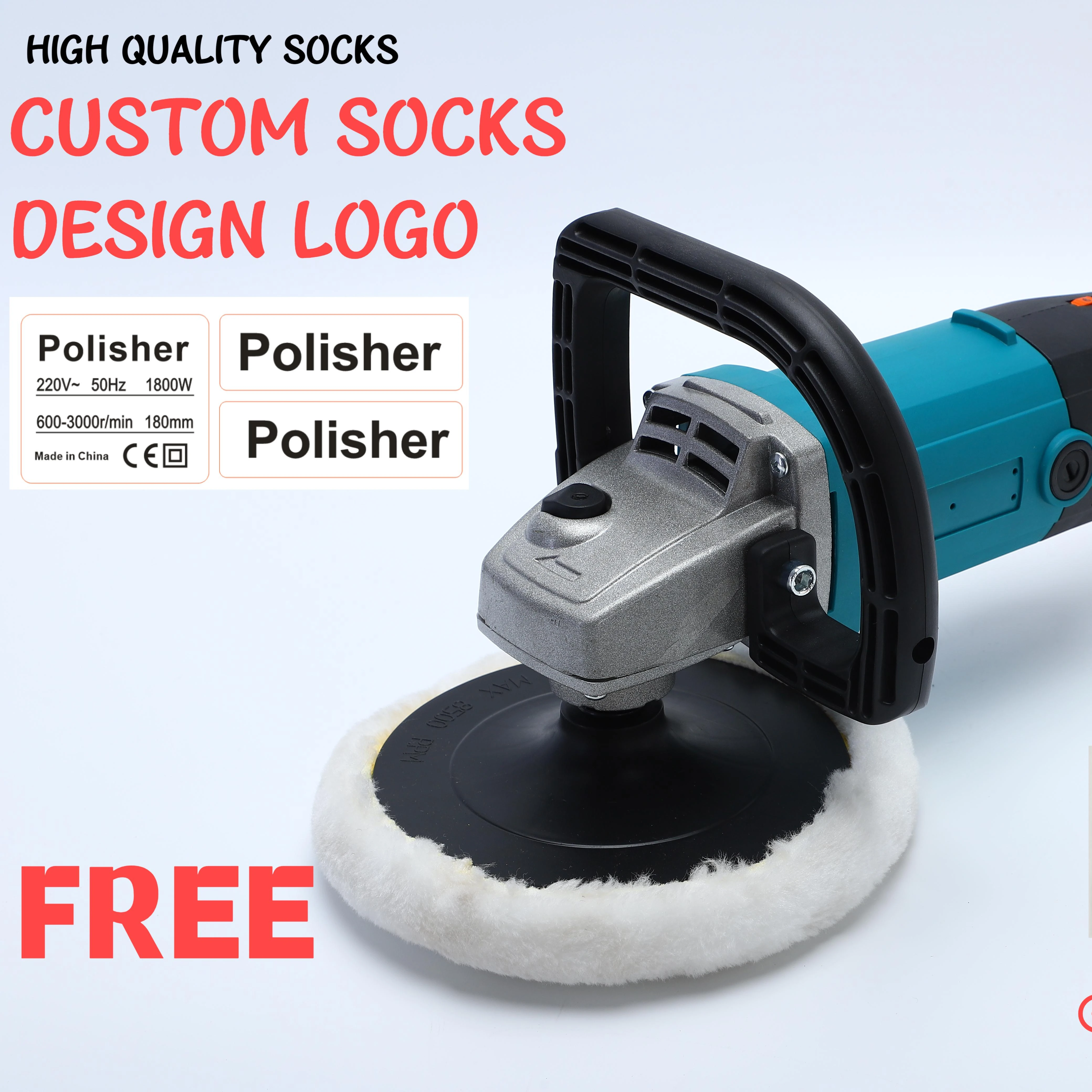 Portable Tools 1200W Car Polish Machine 220V Polisher For Detailing