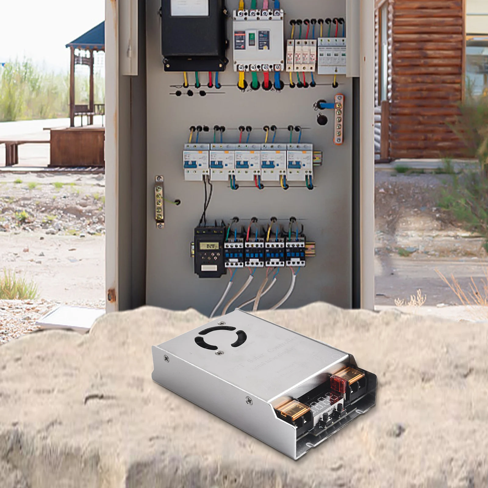 450W MPPT Solar Boost Controller 12V~50V Input Boost Charging Charger Solar Boost Controller Lithium Lead-acid Gel Battery