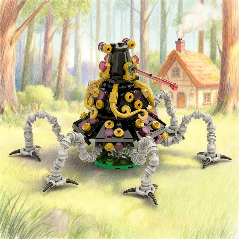 315pcs MOC Zeldas Breath The Wild Guardian Model Building Blocks Christmas Gift Craft Assemble Idea DIY Display Art Collection