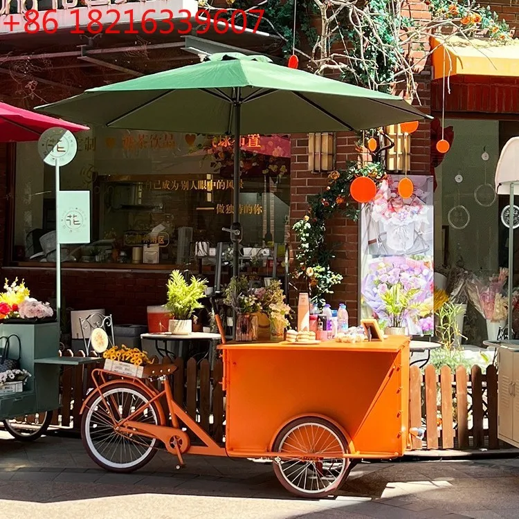 YAO night market snack car stall car three-wheeled stall car food  commercial street scenic spot sales