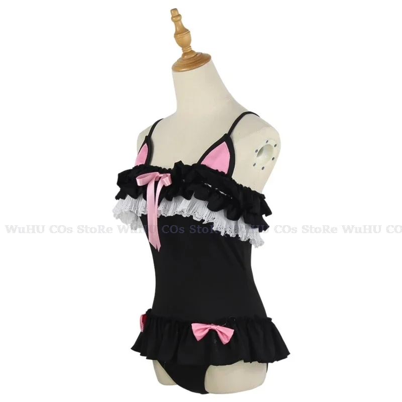 Kawaii sexy women lace sleepwear cosplay rabbit girl bodysuit pink rabbit black swimwear bunny women Hallow en jumpsuit uniform