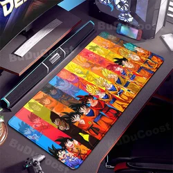 Hd Print Anime Goku D-Draken Ballen Muismat 900X400Mm Computer Gamer Lock Rand Bureaumatten Xxl Toetsenbord Muis Pc Antislip Tapijt