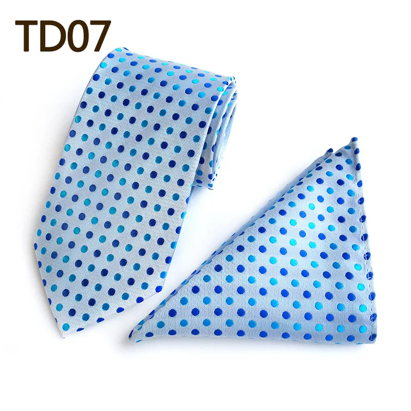 New 8CM Mens Ties Poka Dot New Man Fashion Dot Neckties Gravata Jacquard Slim Tie Business Green Black Necktie For Mens Gift