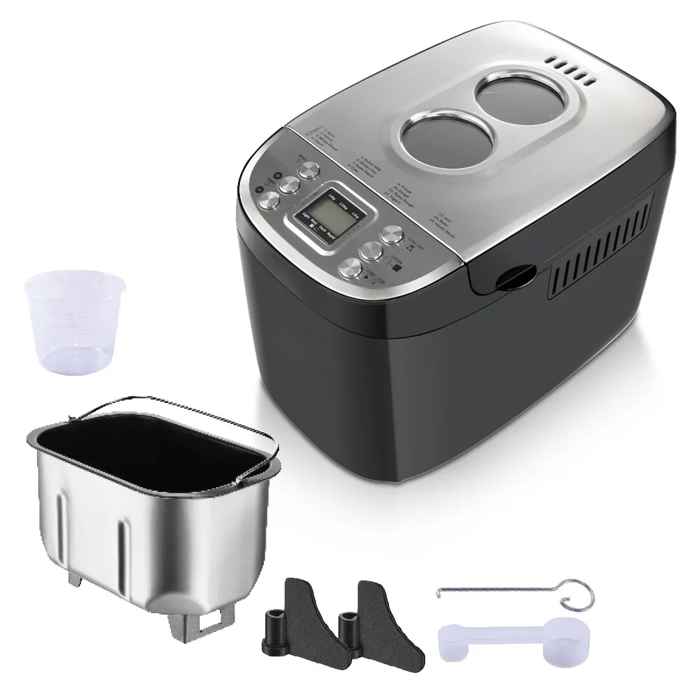 

Household bread machine fully automatic small, kneading, mixing, fermentation, intelligent steamed bread machine, toaster