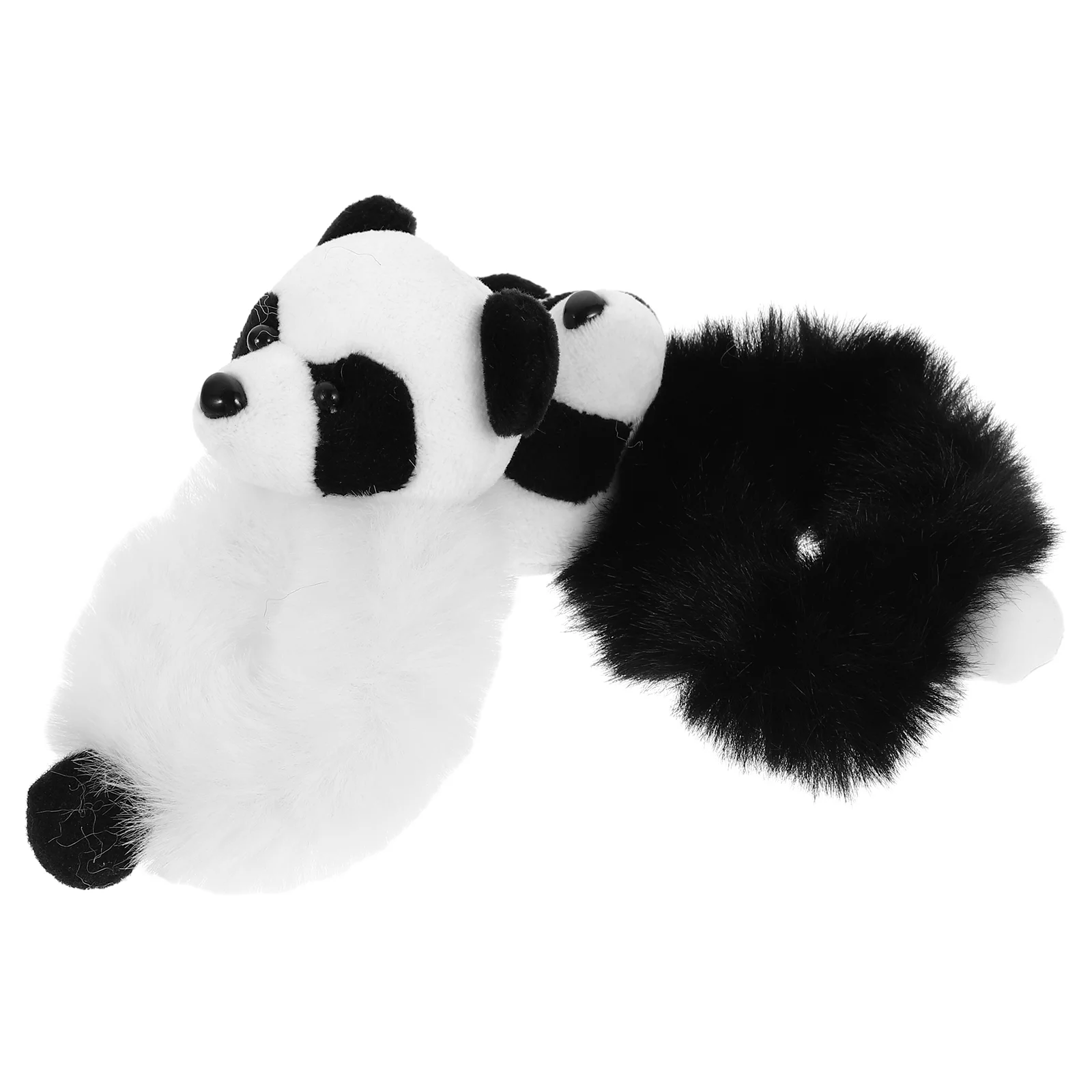 

2 Pcs Plush Panda Hair Rope Girl Accessories Ties for Women Scrunchies Teens Ponytail Holder Miss