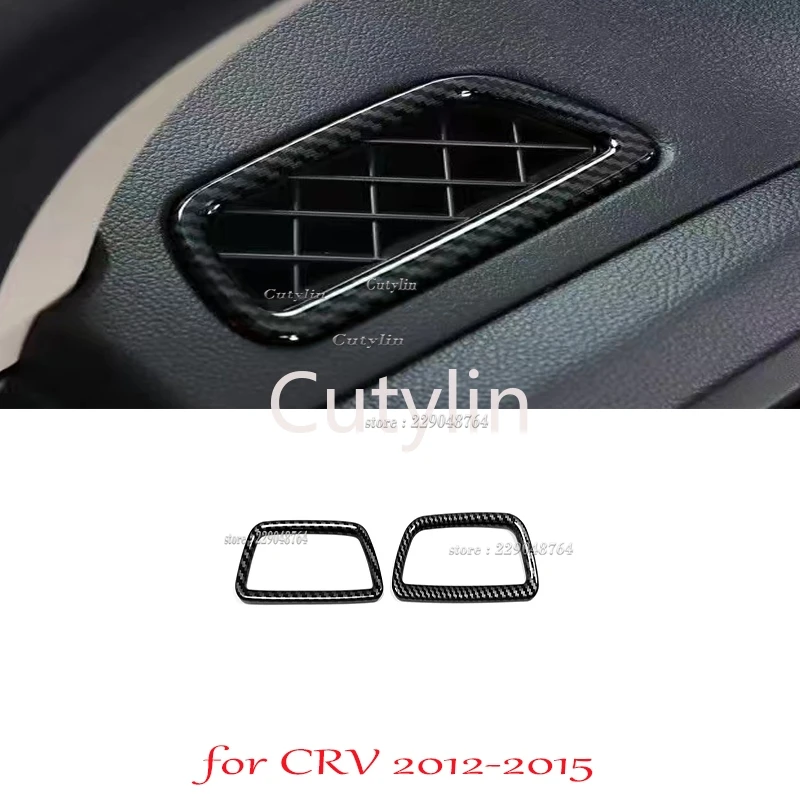 For Honda CRV CR-V 2012 2013 2014 2015 Abs Carbon Fiber Car Armrest Gear Shift Door Window Glass Lift Switch Panel Cover Trim