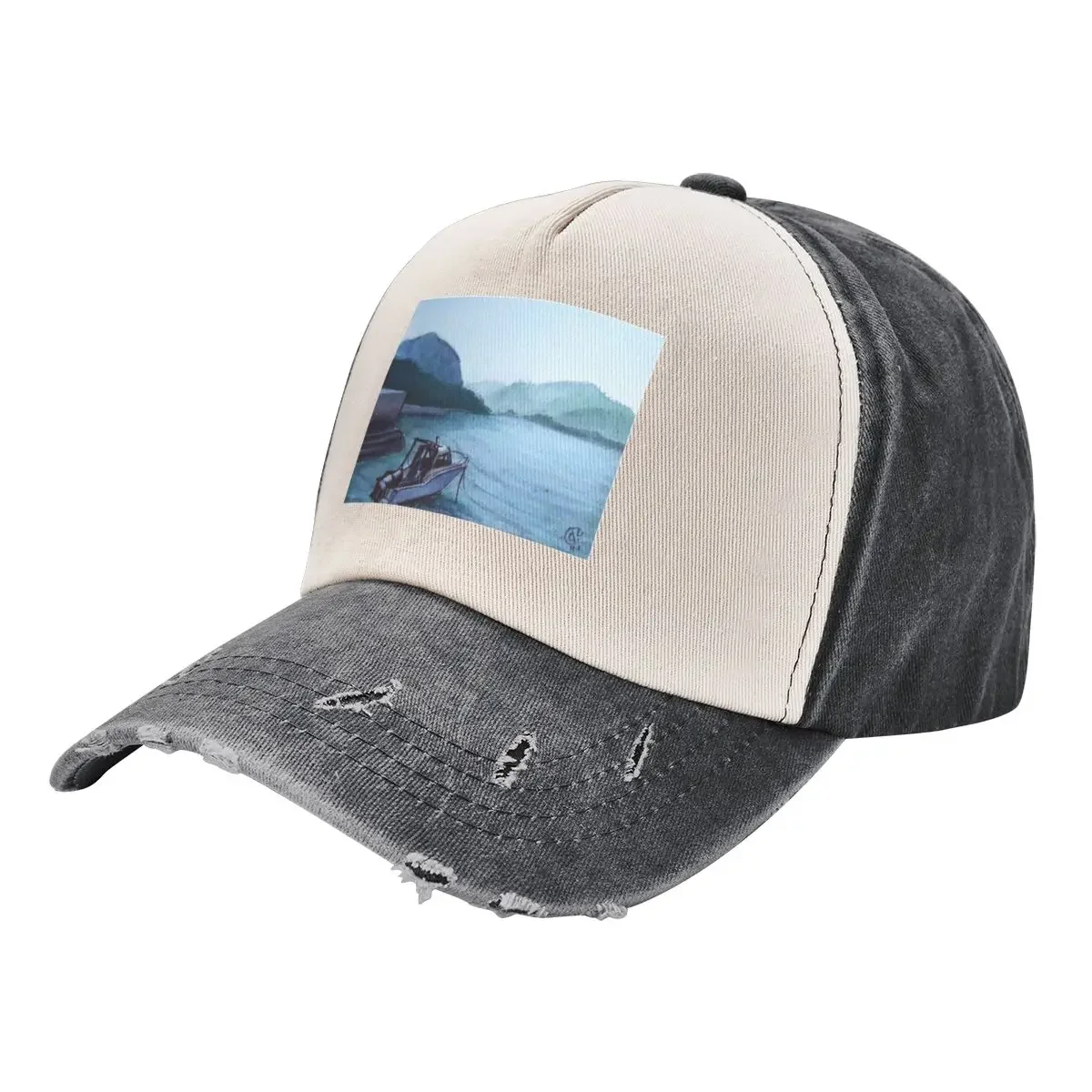 Miyajima Seascape Baseball Cap Big Size Hat Hat Luxury Brand Bobble Hat Women Beach Fashion Men's