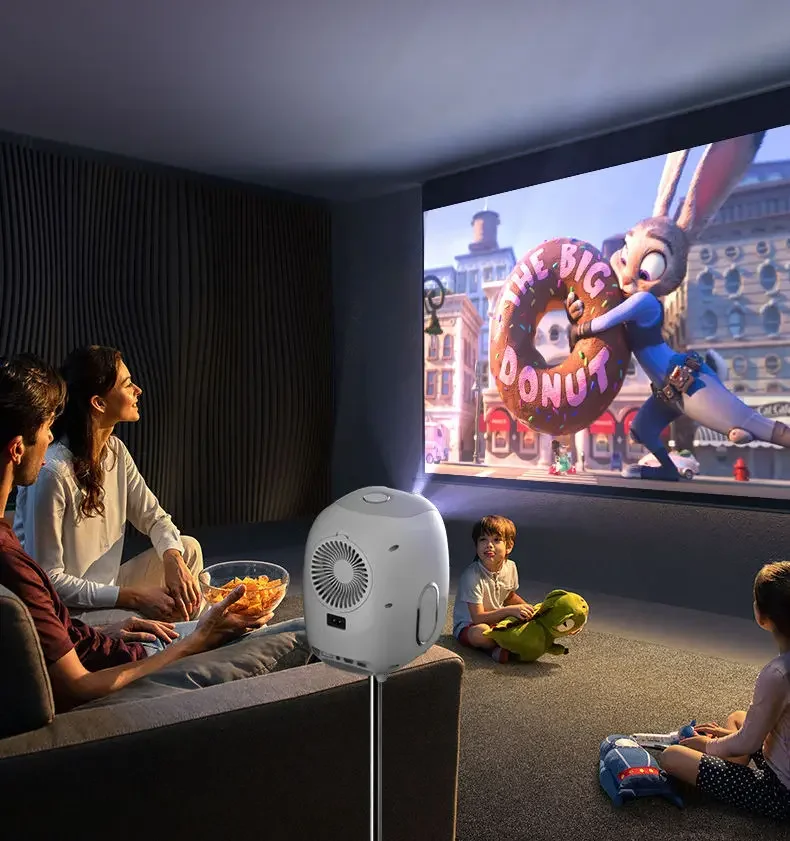 Home Portable  Ultra HD Smart Small  Bedroom 3d Projector