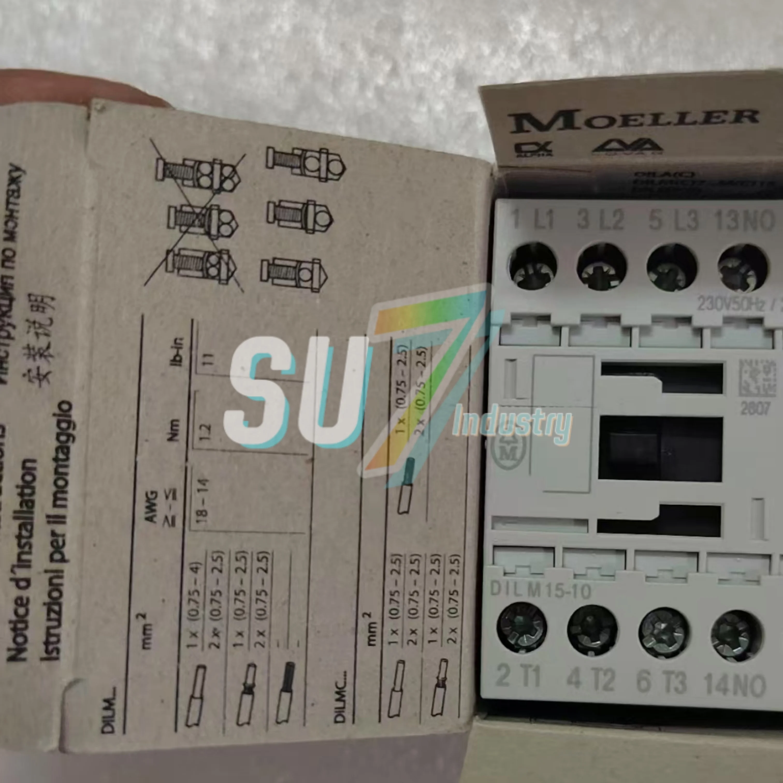新品同梱コンタクタ DILM15-10 DC24V DILM40-11N DILM65(RDC24)