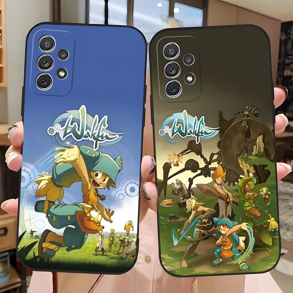 W-wakfu Gaming Phone Case For Samsung S23 Ultra S24 S22 S20 Fe S21 Plus Galaxy A54 A34 A24 A53 M54 Note 20 Cover