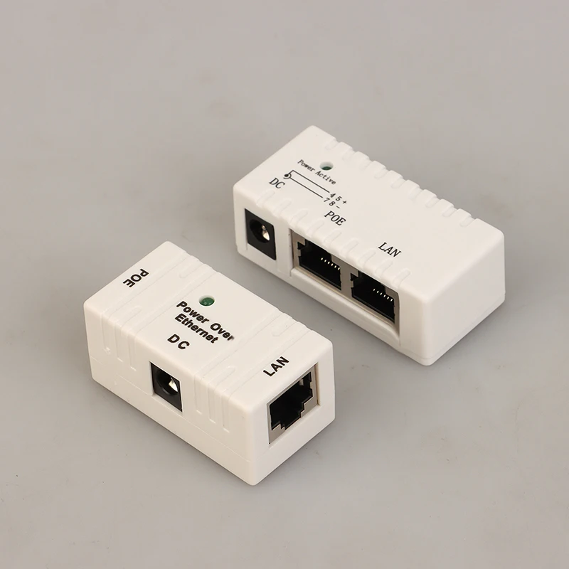 Item DIY Supplies 10/100Mbps, 5V-48V/2A POE Injector Divider for IP Camera POE Adapter Part