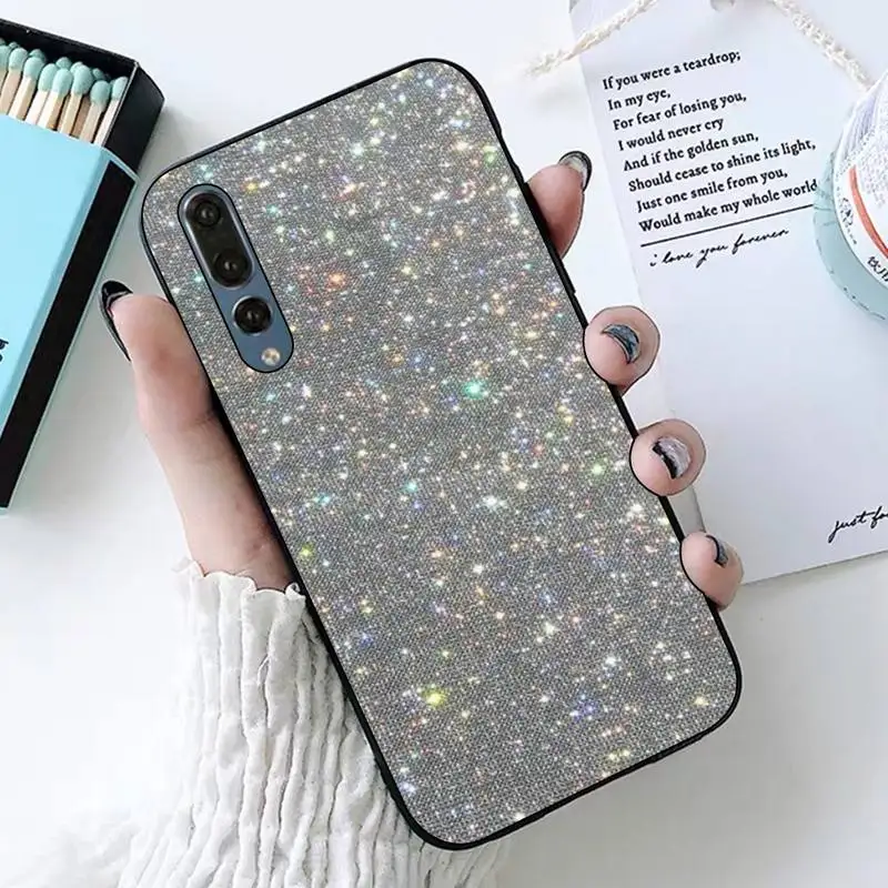 Shining Glitter Sequins Phone Case for Huawei Honor 10 i 8X C 5A 20 9 10 30 lite pro Voew 10 20 V30