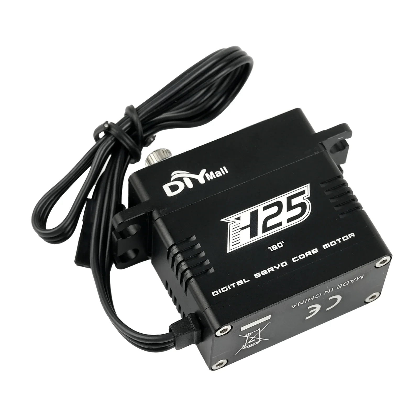 

BLS-H25 25KG Бесщеточный цифровой сервопривод - Корпус из ЧПУ, стальные шестерни, 0.085с/60 ° Высокомоментный двигатель для радиоуправляемых машин/грузовиков/роботов масштаба 1/8-1/10