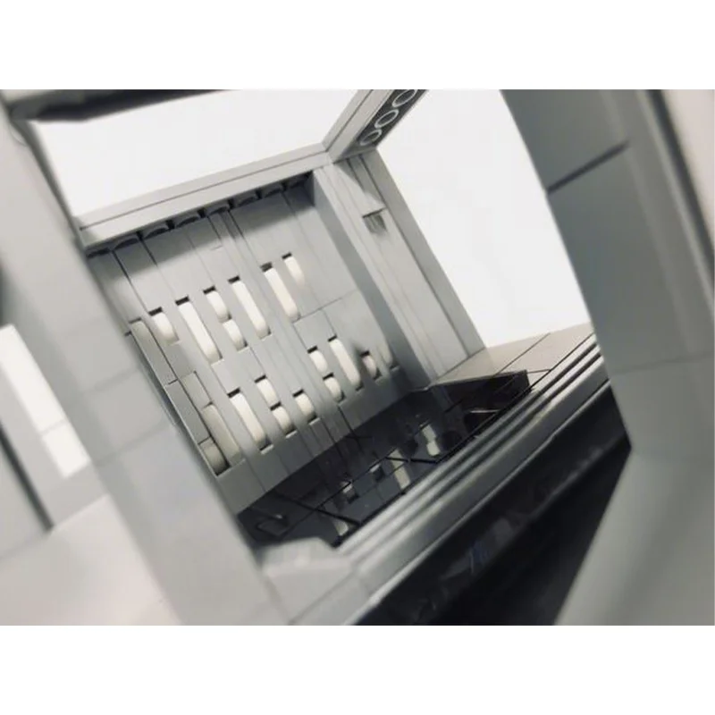 249 قطعة MOC الموت ستار مبارزة ديوراما معركة نموذج اللبنات هدايا عيد الميلاد العمارة اللعب تجميع فكرة الإبداعية للأطفال