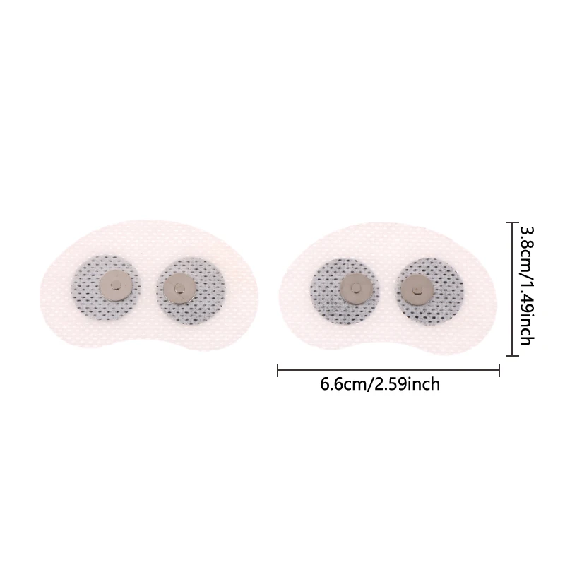 2 шт., многоразовая клейкая прокладка на электрод для предотвращения храпа