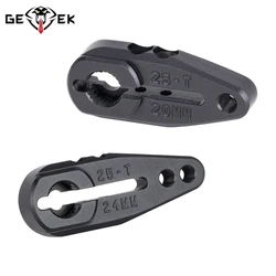20/24mm 7075 Aluminum Clamping 25T Servo Horn for ProTek Savox Futaba Servo 1/10 Arrma Buggy Granite Monster Truck Raider 2WD